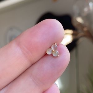 Anatometal Moonstone Threadless End